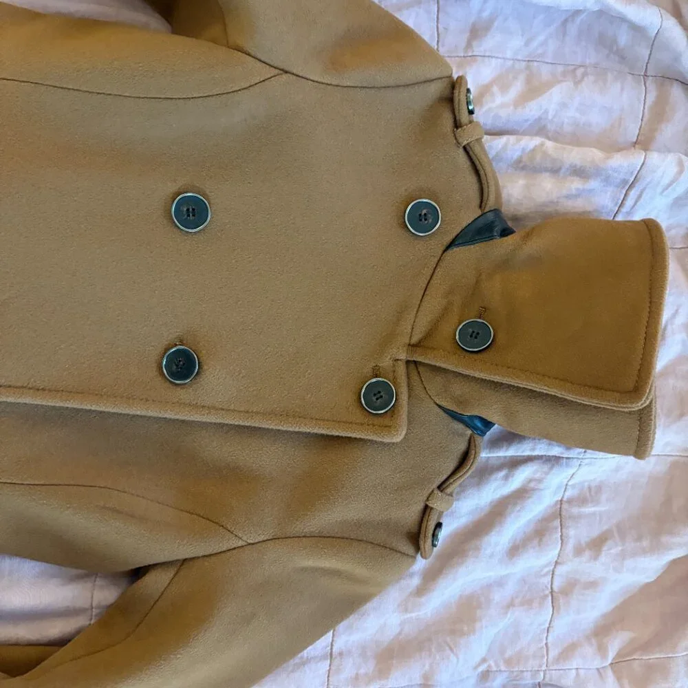 Mackage Elodie Wool Coat Size XS in Camel - Picture 9 of 16